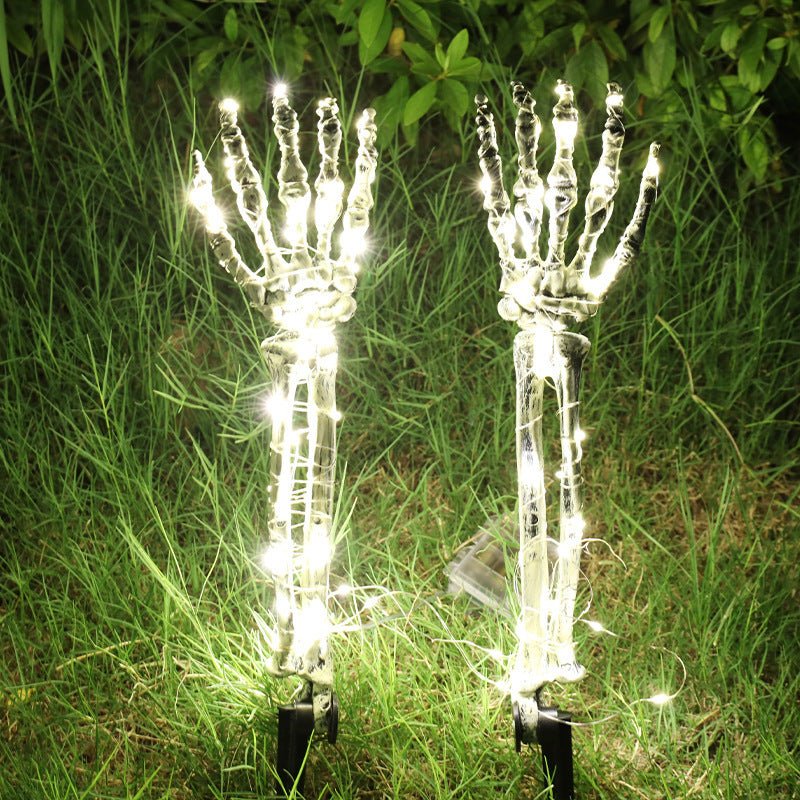 Halloween LED Light Up Skeleton Arm Hand Party Decoration - silverfoxgoods